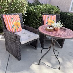 Patio Chairs And Table