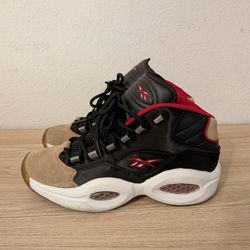 Size 8 - Reebok Question Mid 76ers Alternate