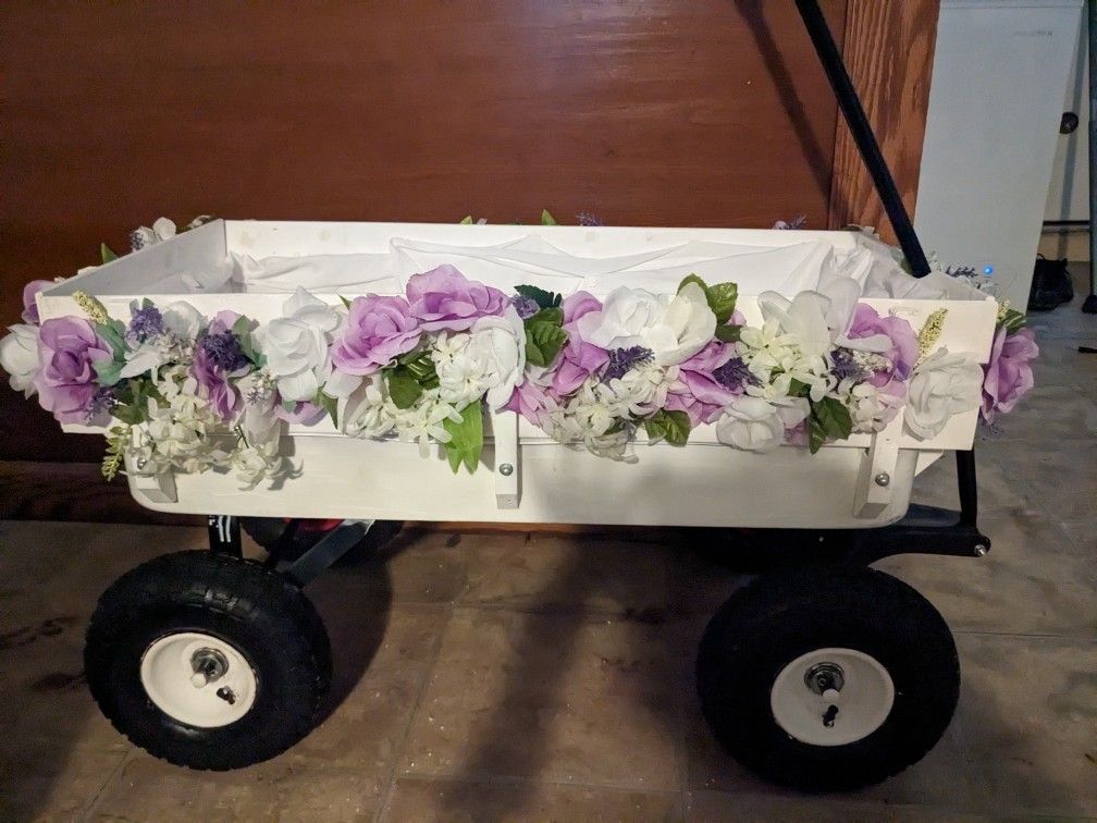 Wedding Flower Girl Wagon