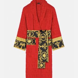 VERSACE “I ♡ BAROQUE BATHROBE” (AUTHENTIC)