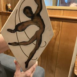 Vtg Blk Dancer Copper Finish  Absolutely Fabulous 