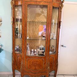 Antique French vitrine/ cabinet