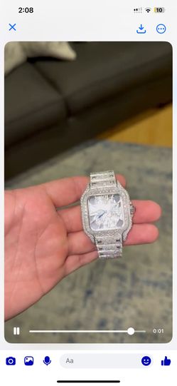 skeleton Cartier watch
