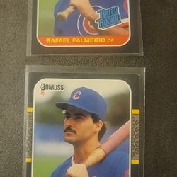1987 Donruss Rafael Palmeiro Rookie Cards