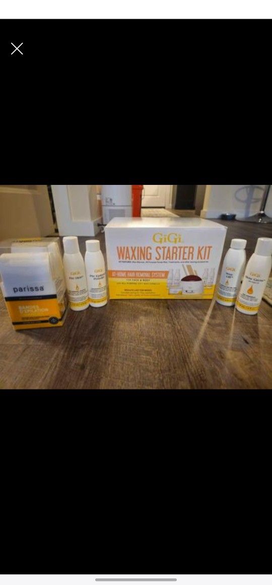 GiGi Waxing Starter Kit w/ accessories