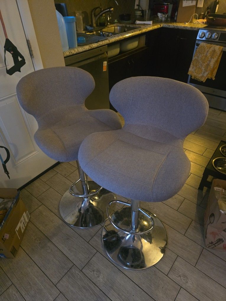 High Top Table Grey Chairs