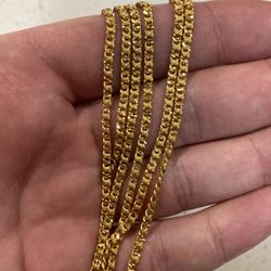 22k Gold Cuban Chain 