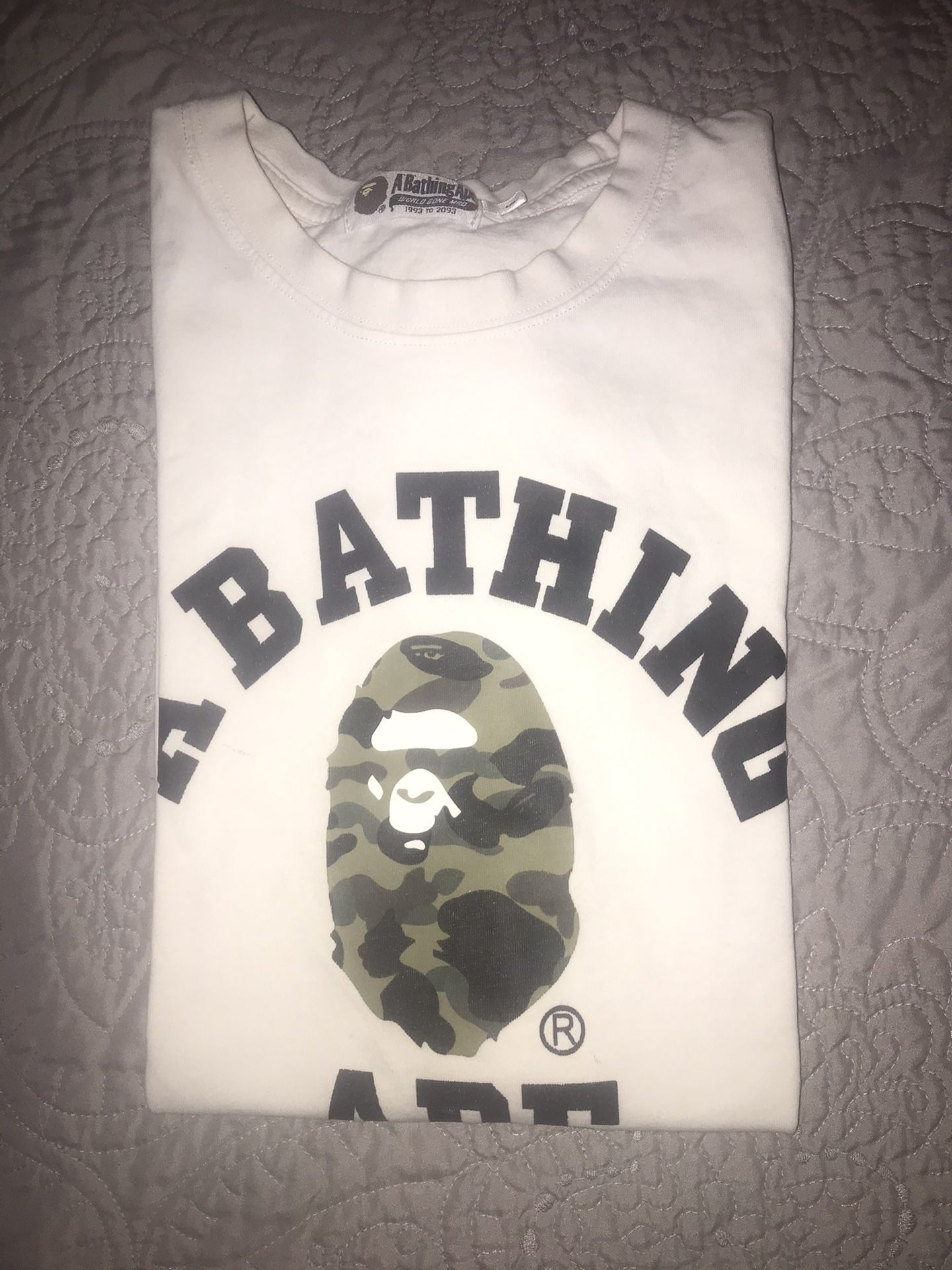 Bape t shirt 80 dollers (price negotiable)