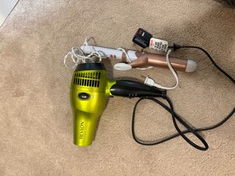 Hair dryer and iron