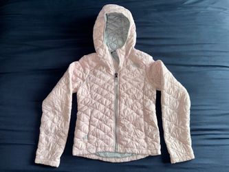 Girls Light Pink North Face Jacket Xs
