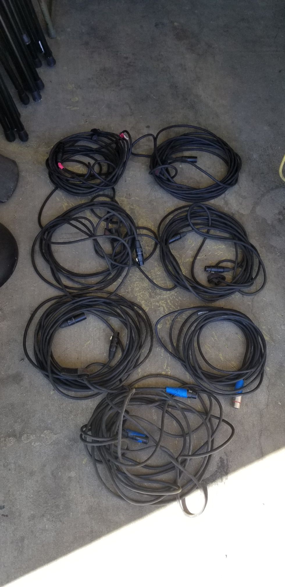 Cables para micrófono 25 ft