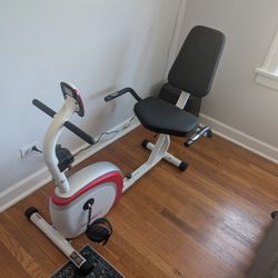 Marcy Recumbent Exercise Bike with Magnetic Resistance and Pulse Sensor (NS-908R)