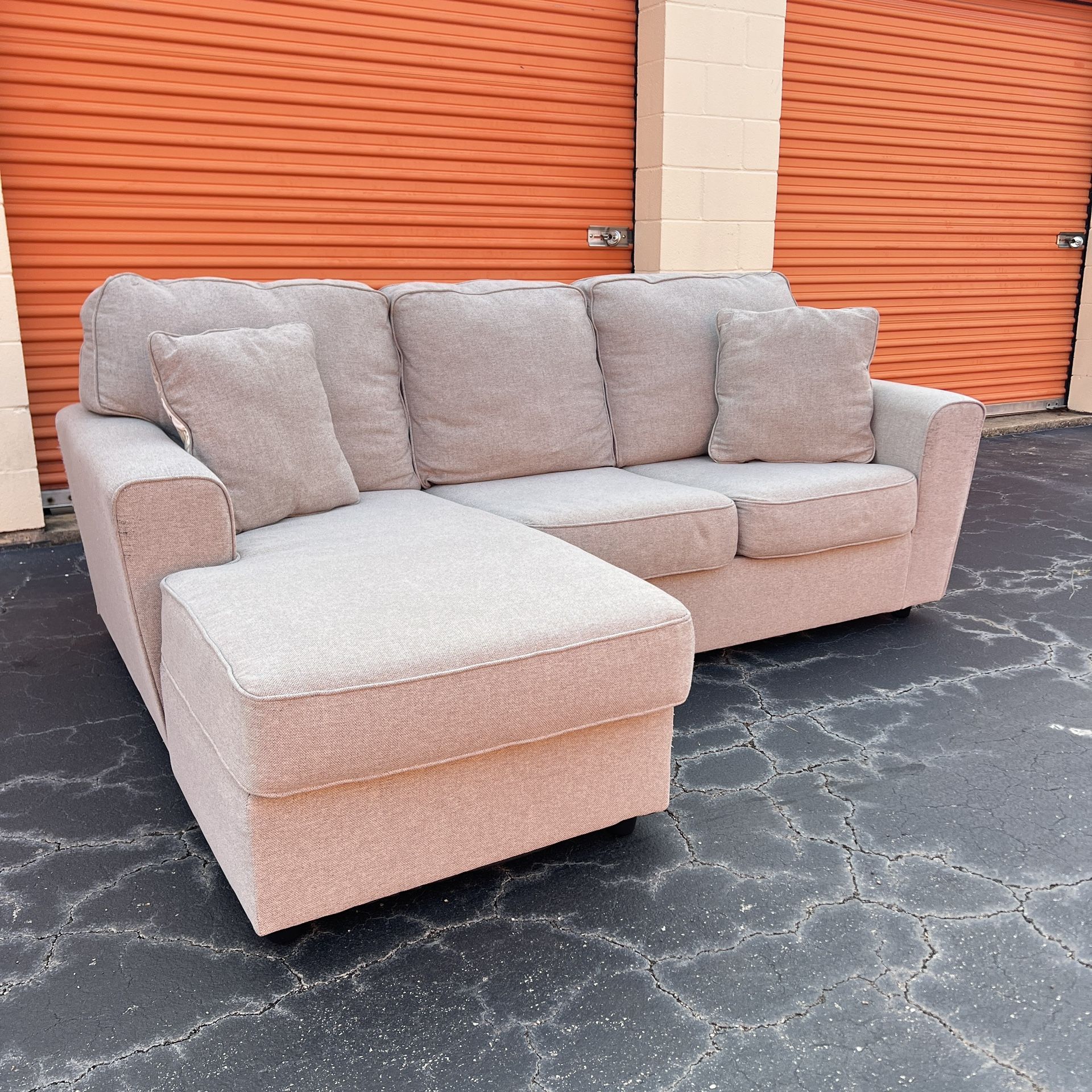 Free Delivery - Ashley Sectional Couch with Reversible Chaise