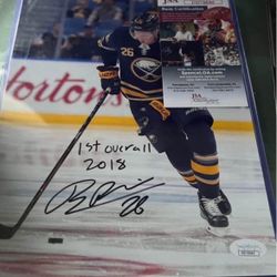 Buffalo Sabres R.Dahlin Signed 8x10 