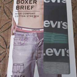 Men Levi's Boxer Briefs 3 NWT Strecthable