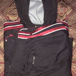 Tek Gear Xl 18/20 Boys Youth Track Suit Jacket With Hood & Pants Set 