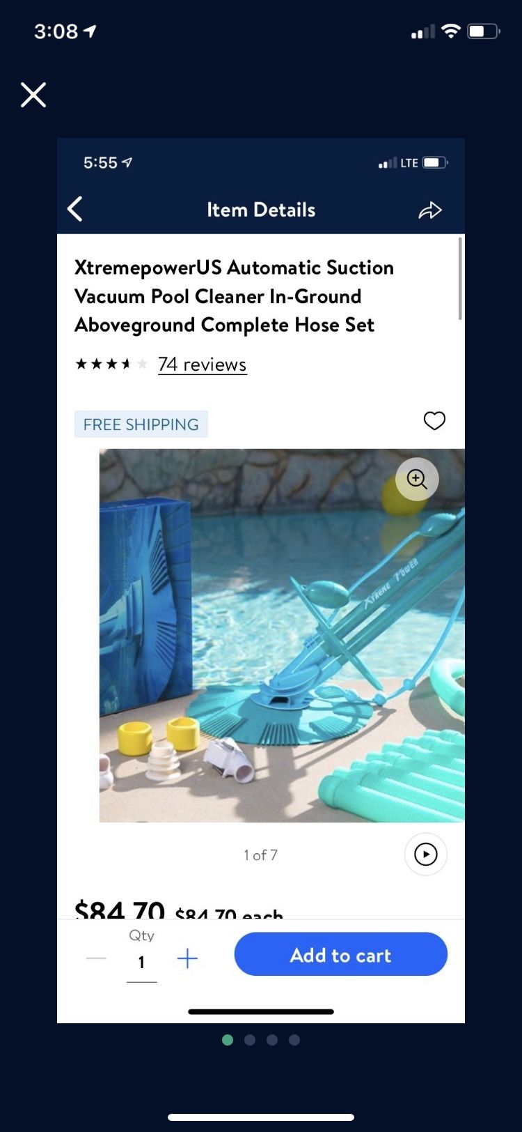 Pool Vaccum READ DESCRIPTION 💥❌⭕️