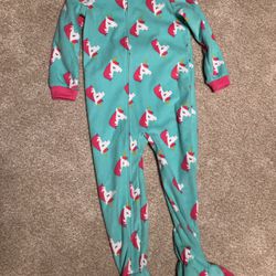 6X Footed Fleece Pajamas 