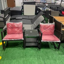 Outdoor Rocking Chair Furniture Set