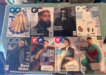 Lot of 28 GQ and Sports Illustrated Magazines