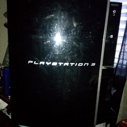 PS3 80gb With 4 Games 🎮 In Free 32in TV 
