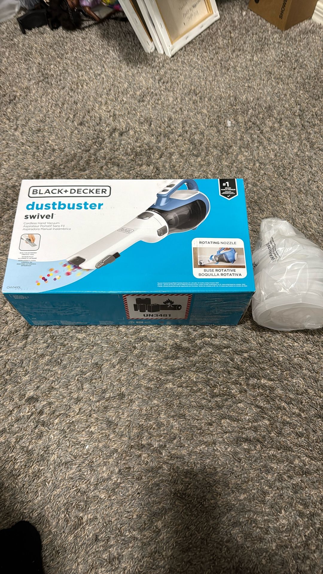 BLACK+DECKER Dustbuster(R) Hand Vacuum (White) - CHV1410L