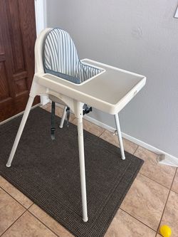 IKEA Antilop High Chair with Cushion and Tray