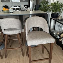 Dining Table + Bar Stool Dining chair Set of 6
