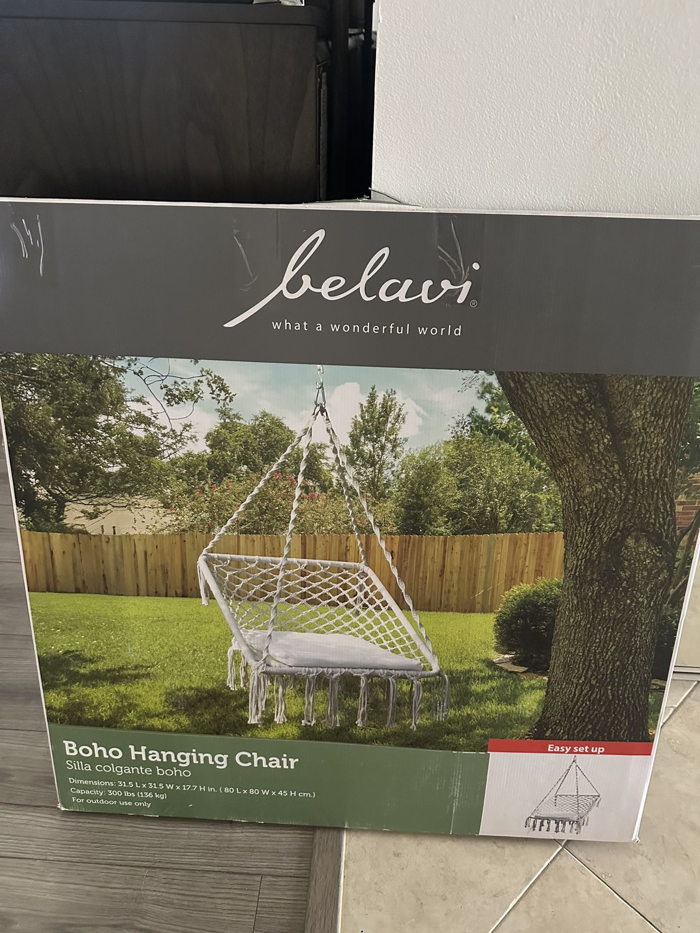 Hanging Chair - Brand New In Box
