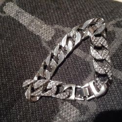 Cuban link 10 mm bling Bracelet