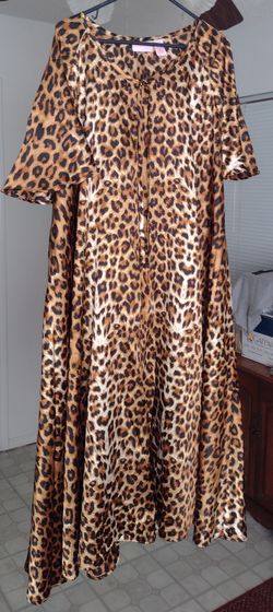 serenada dress or tunic leopard print