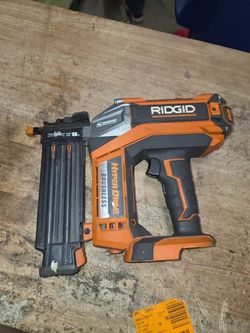 Ridgid nailer used 15 gauge cordless