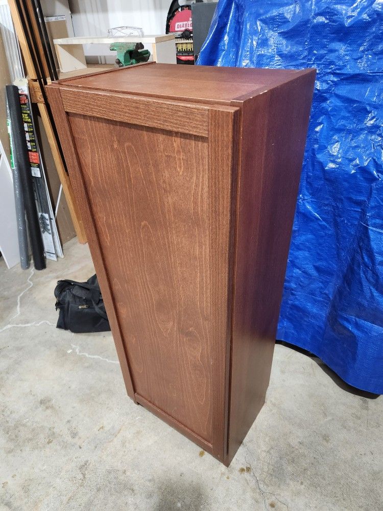 IKEA Billy/Oxberg Brown Bookcase with Door