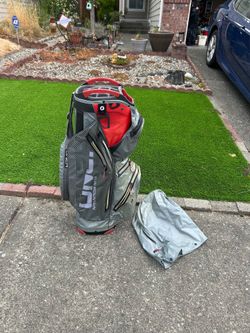 Sun Mountain H2NO Waterproof Cart Bag (No rips and all zippers working with Rain Hood)