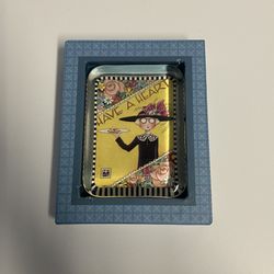 Mary Engelbreith “Have A Heart” Gold Foiled Embossed Solid Glass Paper Weight