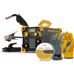 TOOLIOM 135A MIG Welder, 110V Gasless Flux Core Welder Kit