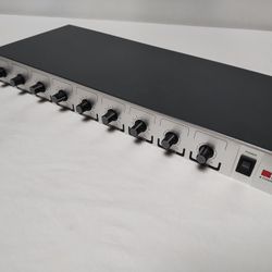 6 Channel Rack Mount Microphone Mixer Mono Nady RMX 6