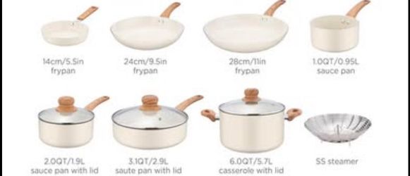 Amazon cooking set pots and pans new