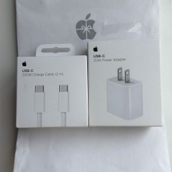 Apple USB-C power Adapter And Charge Cable