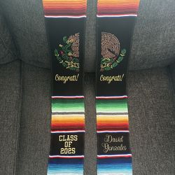 Embroidered Graduation Stoles