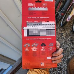 Milwaukee 32 7/8 Bandsaw Blades 6 Of Them New