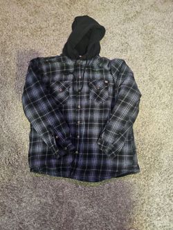Dickies Hooded Flannel Shirt Jacket
