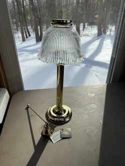 vintage PartyLite Library Lamp utility candle holder With Sniffer