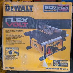 Dewalt FLEXVOLT 60V MAX Brushless 8-1/4in Table Saw. Tool Only