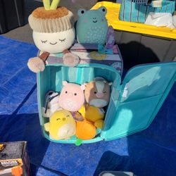 Suitcases And Stuffed animals