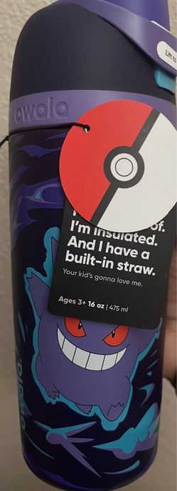 Owala Pokémon Gengar Kids Water Bottle 16oz