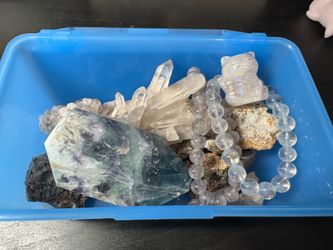 Crystals And Gemstones All 6 box together