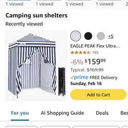 Portable Canopy /Changing  Room 4x4 