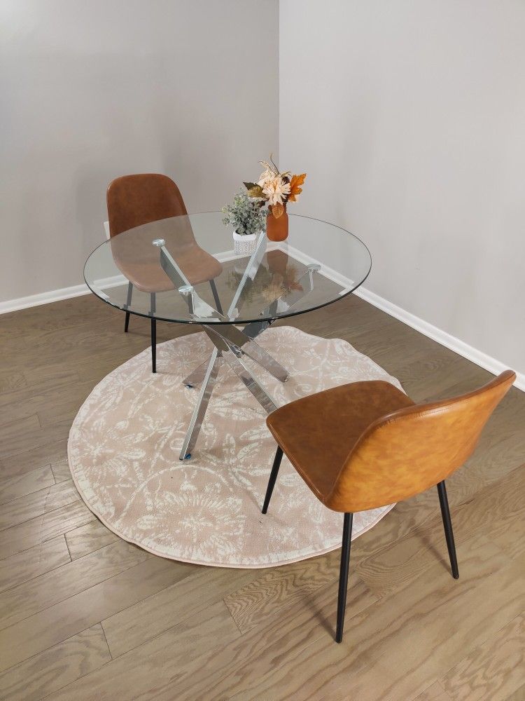 Round Dining Table Set