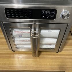 Emeril Lagasse 26 QT Extra Large Air Fryer, Convection Toaster Oven with French Doors, Stainless Steel 